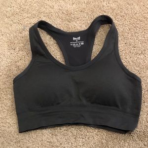 Grey padded sports bra (S)